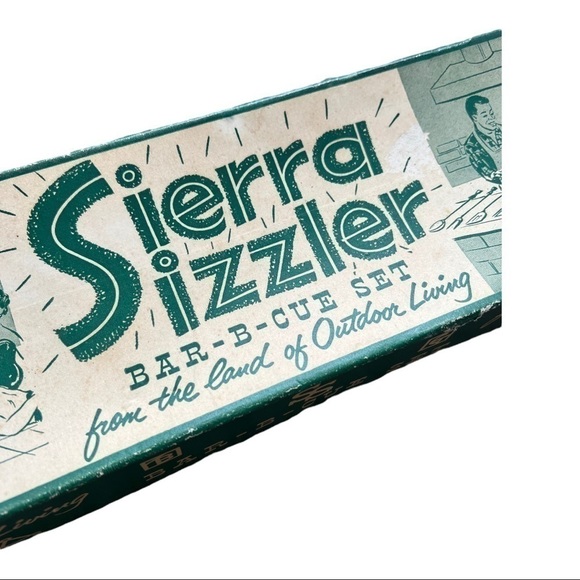 𝅺sierra sizzler grill tool set Vintage in box - Picture 4 of 9